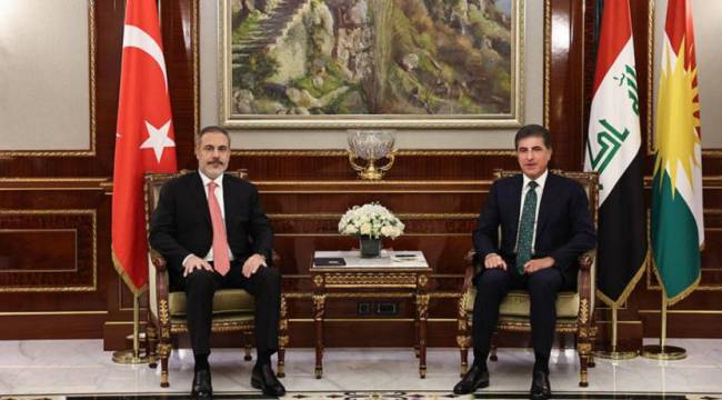 Hakan Fidan, Neçirvan Barzani ile görüştü