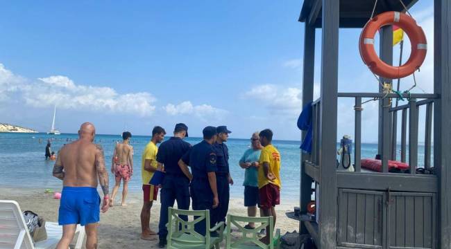 İzmir plajlarda sahil güvenlik denetimleri sürüyor