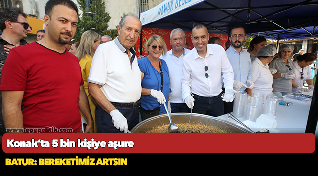 Konak’ta 5 bin kişiye aşure
