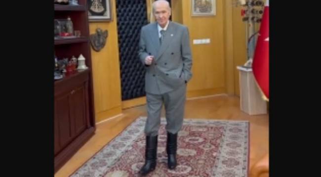 Kuzey Kıbrıs'taki gerginliğin ardından Bahçeli'den çizmeli tespihli video