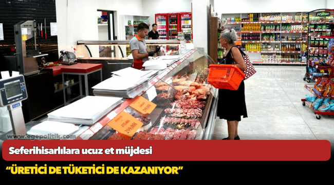 Seferihisarlılara ucuz et müjdesi