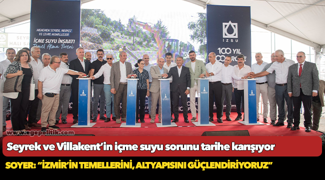 Seyrek ve Villakent’in içme suyu sorunu tarihe karışıyor
