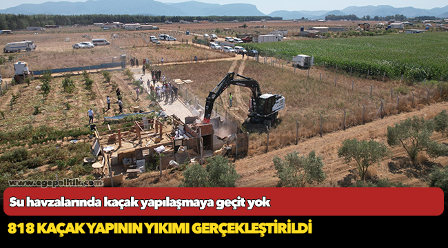 Su havzalarında kaçak yapılaşmaya geçit yok