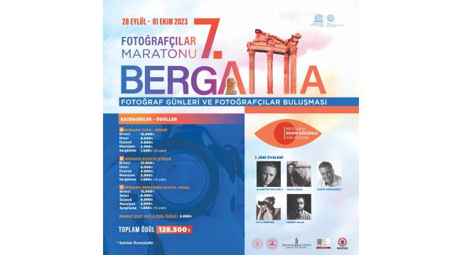 7. Uluslararası Bergama Fotoğraf Günleri ve Fotoğrafçılar Maratonu başlıyor