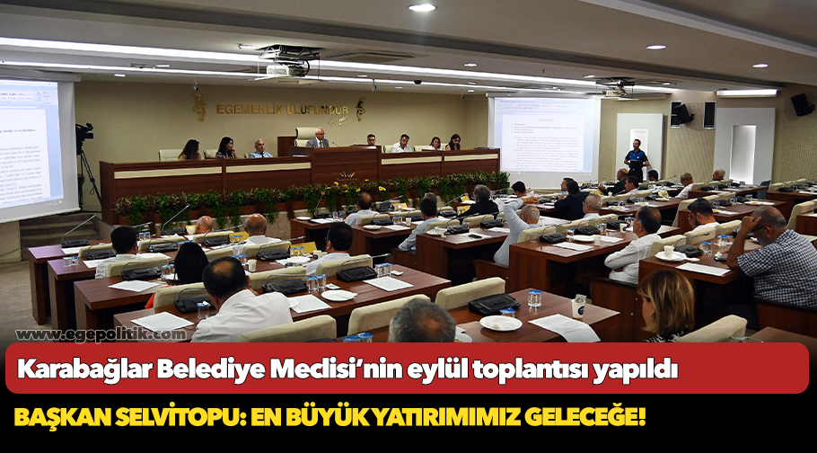 Başkan Selvitopu: En büyük yatırımımız geleceğe!