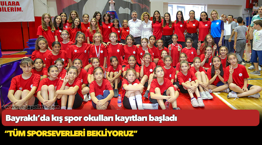 Bayraklı’da kış spor okulları kayıtları başladı