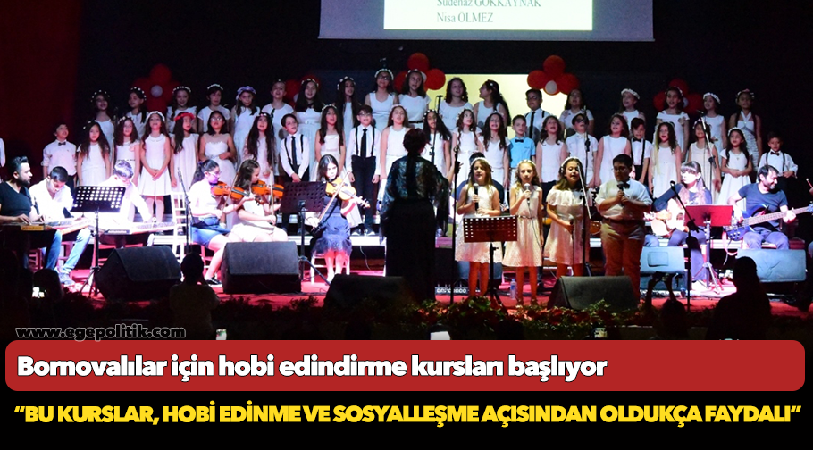 Bornovalılar için hobi edindirme kursları başlıyor
