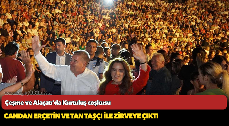 Çeşme ve Alaçatı’da Kurtuluş coşkusu