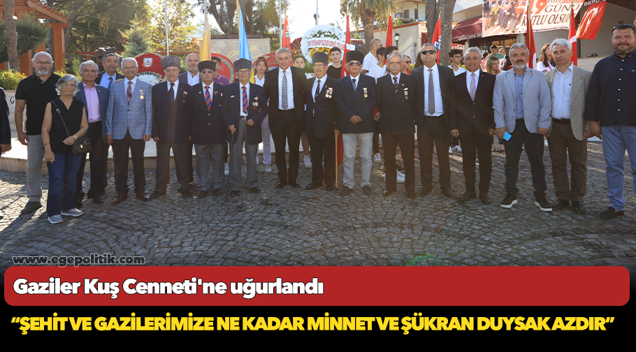 Gaziler Günü Güzelbahçe’de kutlandı