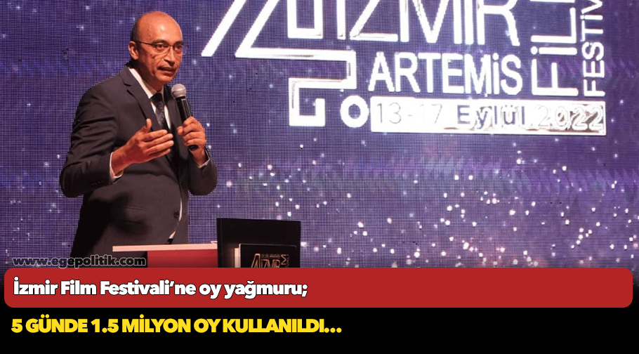 İzmir Film Festivali’ne oy yağmuru;  5 Günde 1.5 Milyon oy kullanıldı…
