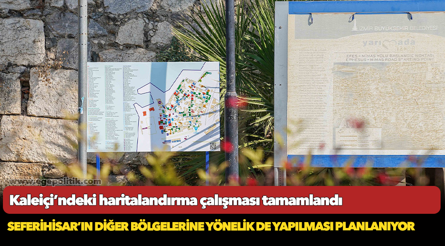 Kaleiçi’ndeki haritalandırma çalışması tamamlandı