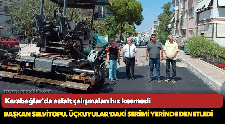 Karabağlar'da asfalt çalışmaları hız kesmedi