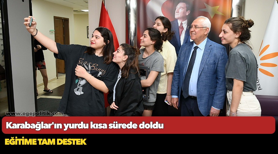 Karabağlar'ın yurdu kısa sürede doldu