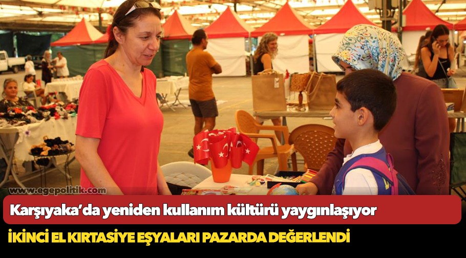 Karşıyaka’da yeniden kullanım kültürü yaygınlaşıyor