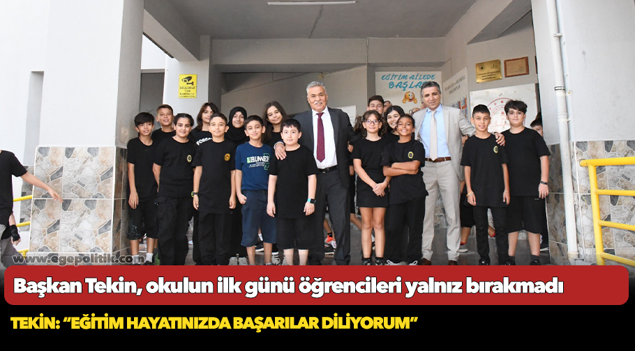 Torbalı’da ilk ders zili çaldı