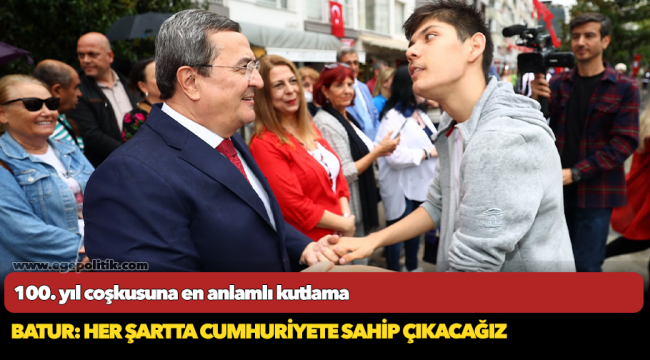 100. yıl coşkusuna  en anlamlı kutlama