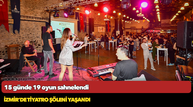 15 günde 19 oyun sahnelendi
