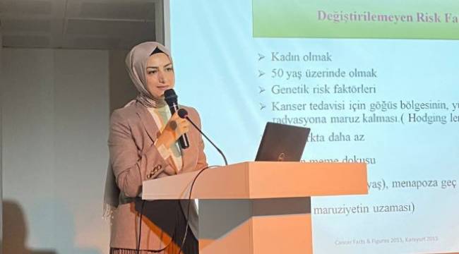 AK Parti MKYK Üyesi Büyükdağ: ‘’Erken teşhisle bir kadını ve dolayısıyla bir aileyi kurtarabiliriz’’