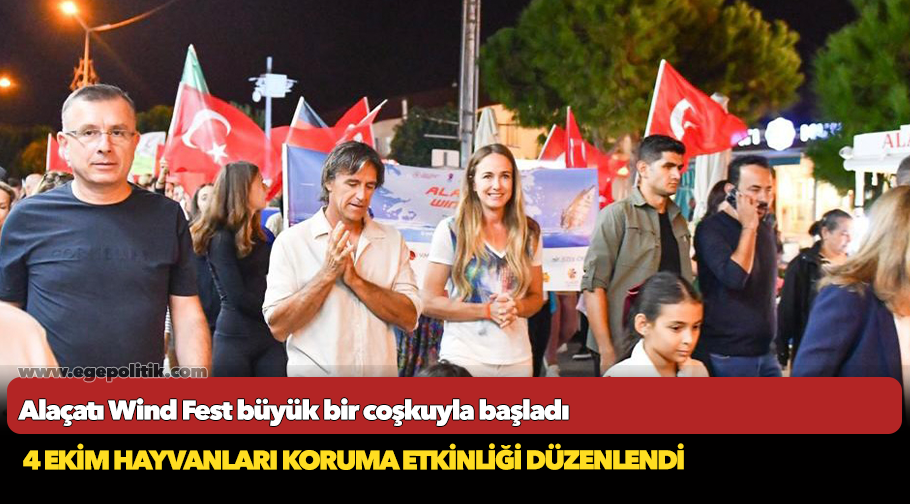 Alaçatı Wind Fest büyük bir coşkuyla başladı