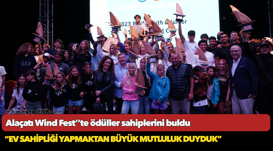 Alaçatı Wind Fest’’te ödüller sahiplerini buldu