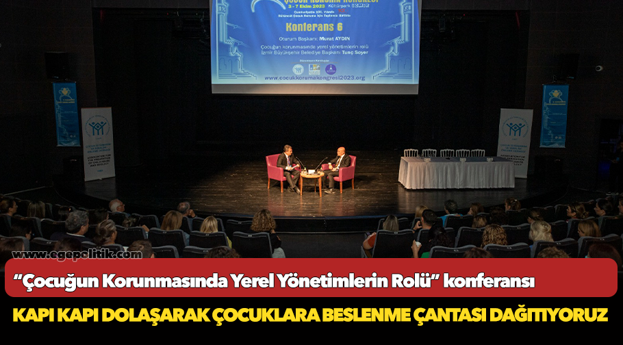 Başkan Soyer: Kapı kapı dolaşarak çocuklara beslenme çantası dağıtıyoruz