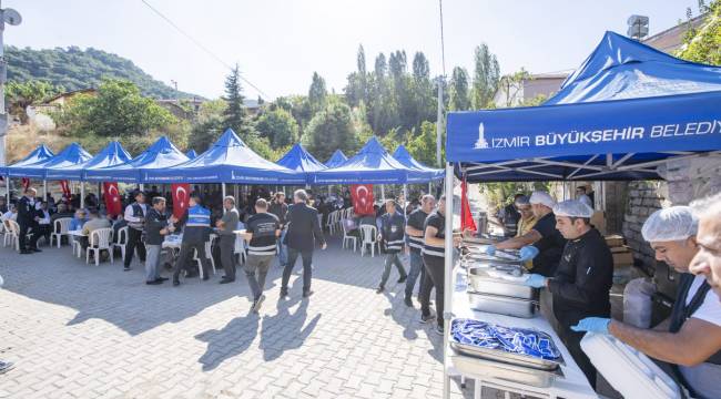 Başkan Soyer şehit Ünal Sipahi&#039;nin mevlidine katıldı