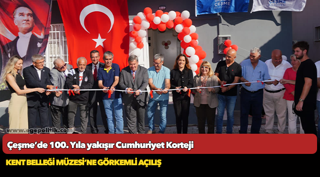 Çeşme’de 100. Yıla yakışır Cumhuriyet Korteji