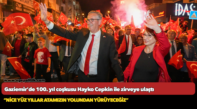 Gaziemir’de 100. yıl coşkusu Hayko Cepkin ile zirveye ulaştı