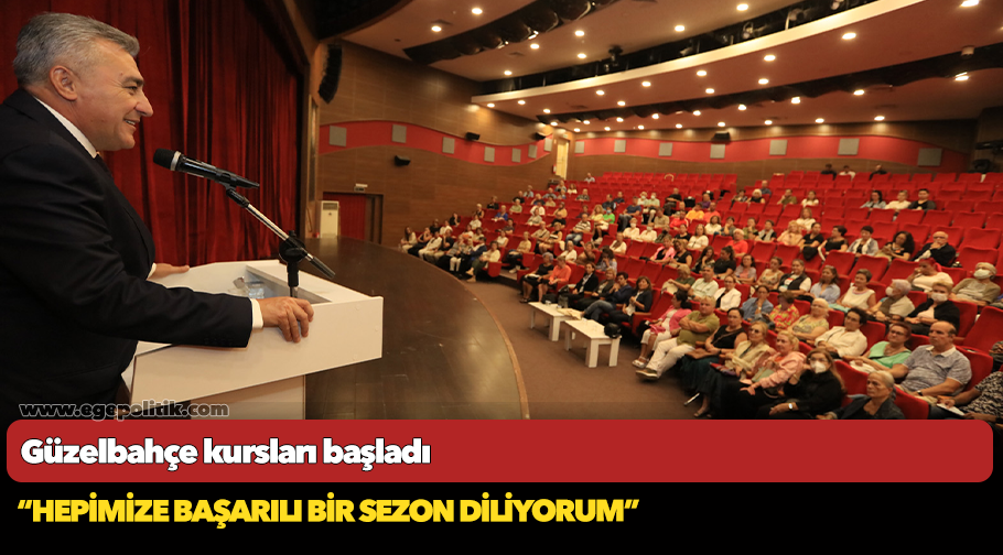 Güzelbahçe Belediyesi kursları başladı