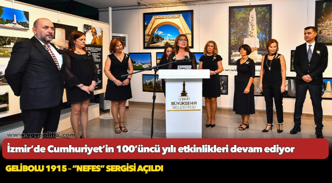 İzmir’de Cumhuriyet’in 100’üncü yılı etkinlikleri devam ediyor