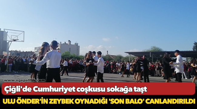 İzmir'de erken kutlama; Cumhuriyet coşkusu sokağa taştı