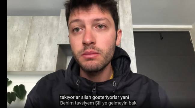 İzmirli Youtuber Burak Şili’de soyuldu: Buraya gelmeyin canınız yanar