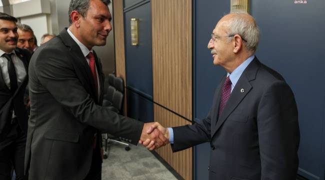 Kılıçdaroğlu, CHP Kırşehir İl Başkanı İsa Şahin'i kabul etti