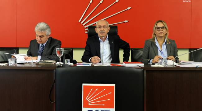Kılıçdaroğlu, CHP Parti Meclisi Toplantısına Başkanlık Etti