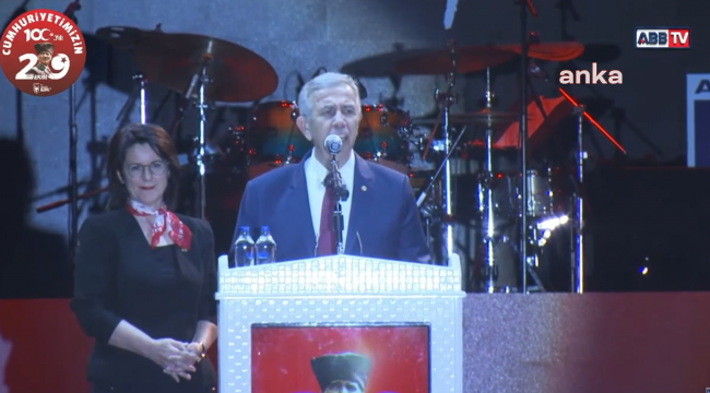 Mansur Yavaş: "Cumhuriyet coşkusunu iliklerine kadar hisseden hürriyet sevdalılarıyız"