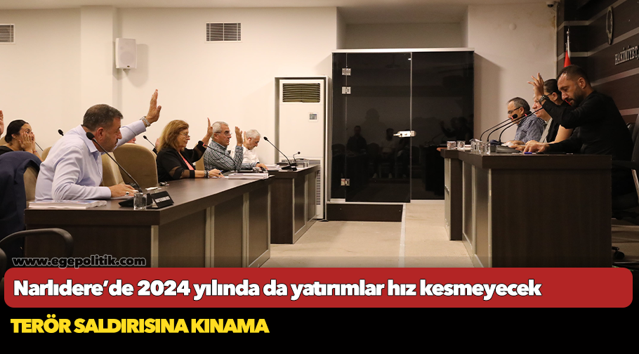 Narlıdere’de 2024 yılında da yatırımlar hız kesmeyecek