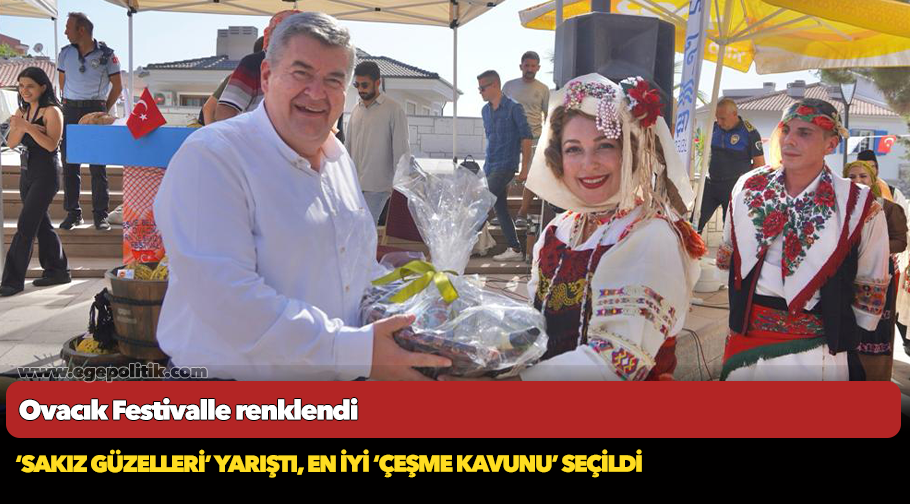 Ovacık Festivalle renklendi  ‘Sakız güzelleri’ yarıştı, en iyi ‘Çeşme Kavunu’ seçildi