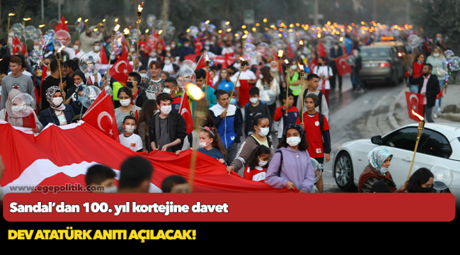 Sandal’dan 100. yıl kortejine davet