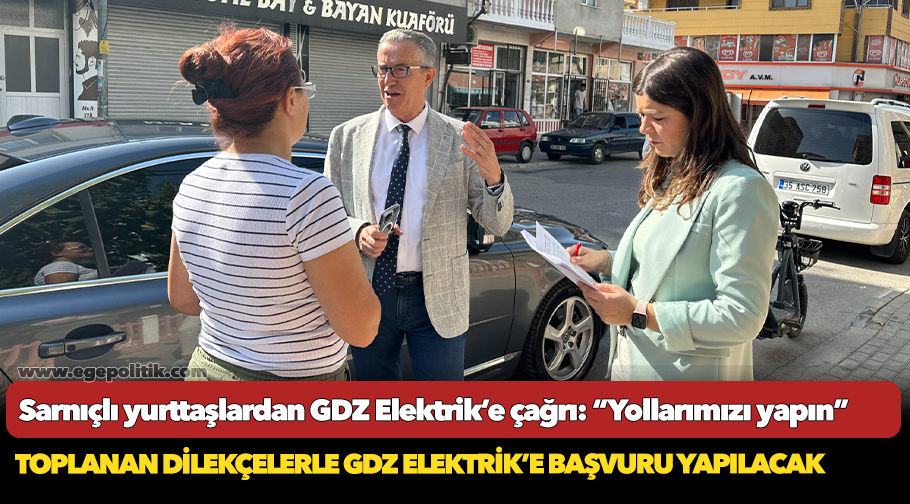 Sarnıçlı yurttaşlardan GDZ Elektrik’e çağrı: “Yollarımızı yapın”