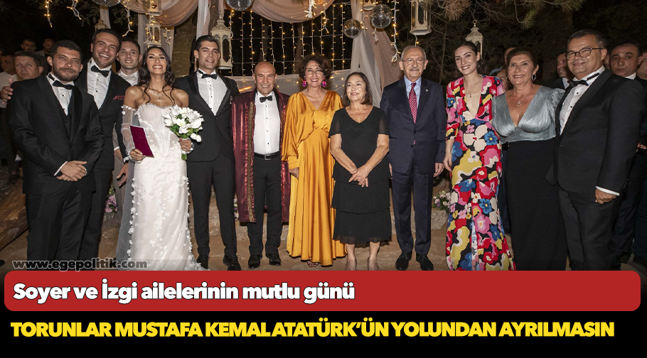 Soyer ve İzgi ailelerinin mutlu günü