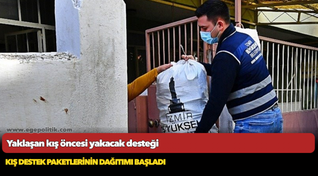Yaklaşan kış öncesi yakacak desteği