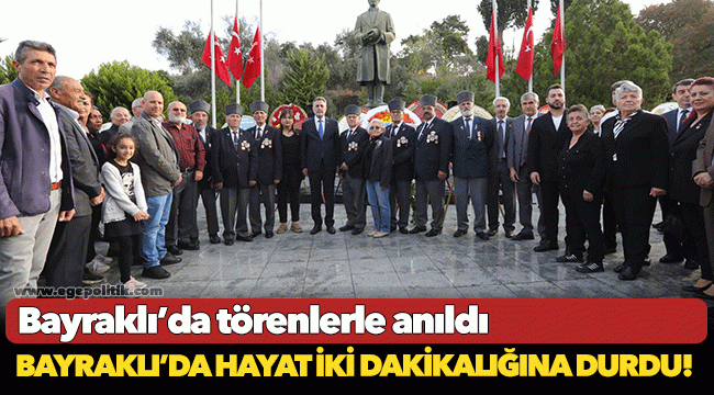 Bayraklı’da hayat iki dakikalığına durdu!