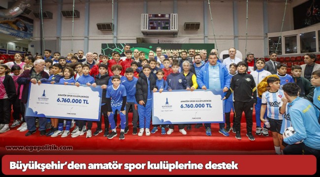 Büyükşehir’den amatör spor kulüplerine destek