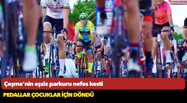 Çeşme’nin eşsiz parkuru nefes kesti