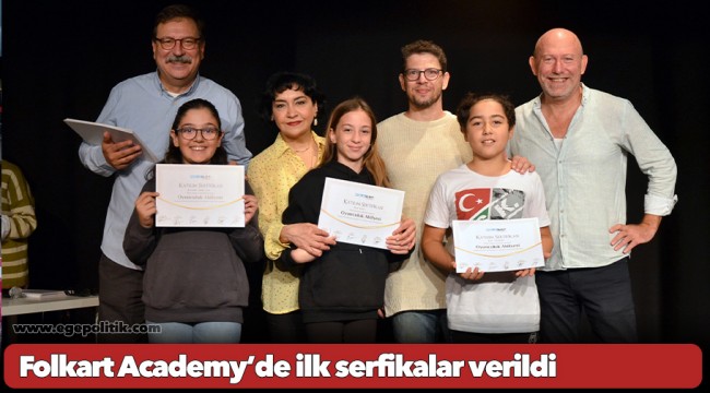 Folkart Academy’de ilk serfikalar verildi
