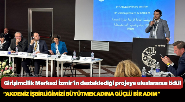 Girişimcilik Merkezi İzmir’in desteklediği projeye uluslararası ödül