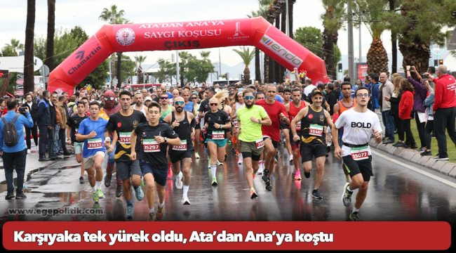 Karşıyaka tek yürek oldu, Ata’dan Ana’ya koştu