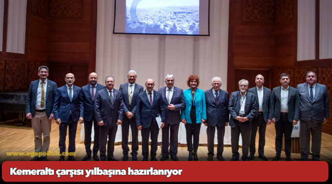 Kemeraltı çarşısı yılbaşına hazırlanıyor