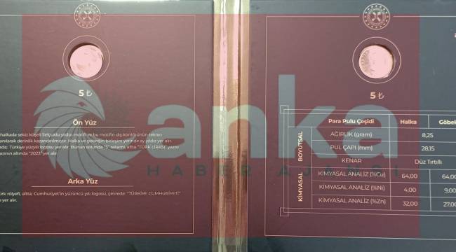 TBMM’de milletvekillerine yeni madeni 5 lira dağıtıldı