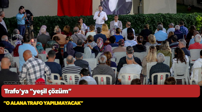 Trafo’ya “yeşil çözüm”